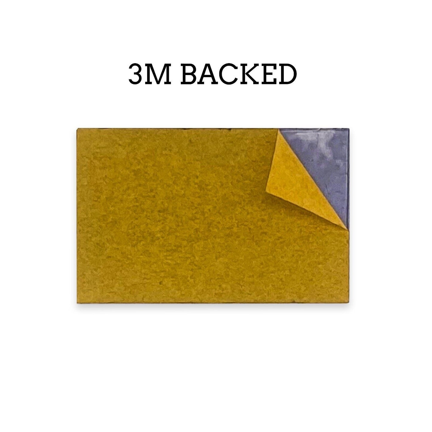 Rectangular Gold - Toggle Switch Tag Labels (3M Backed)