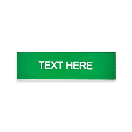 Rectangular Green - Toggle Switch Tag Labels (3M Backed)