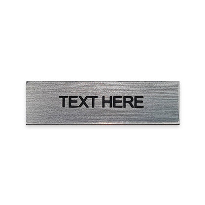 Rectangular Gold - Toggle Switch Tag Labels (3M Backed)