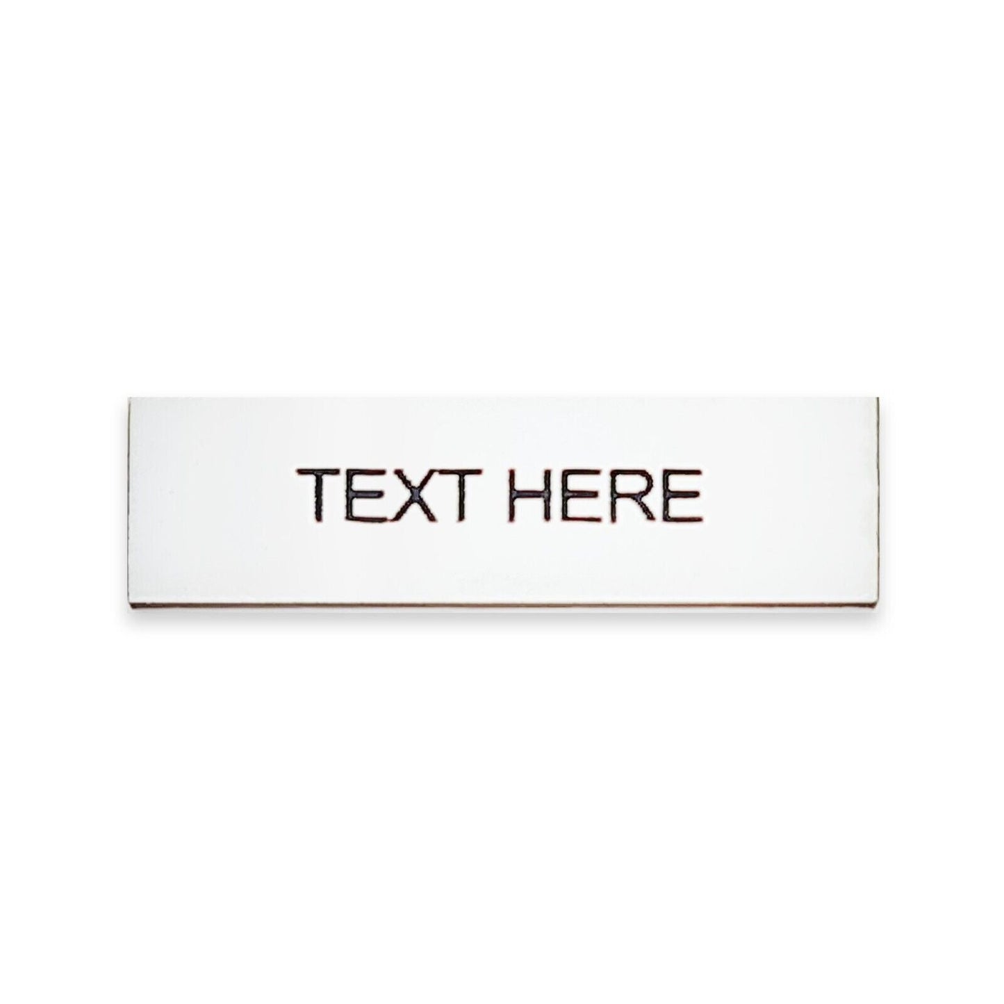 Rectangular Gold - Toggle Switch Tag Labels (3M Backed)